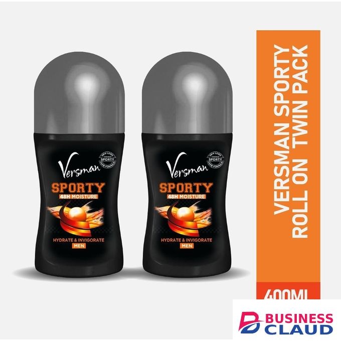VERSMAN Twin Sporty Roll On(Pack of 2)