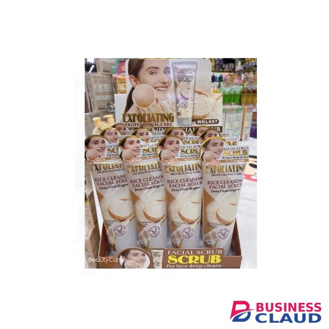BEAUTYCOME 3 Pcs Rice Cleaning Exfoliating Face Scrub