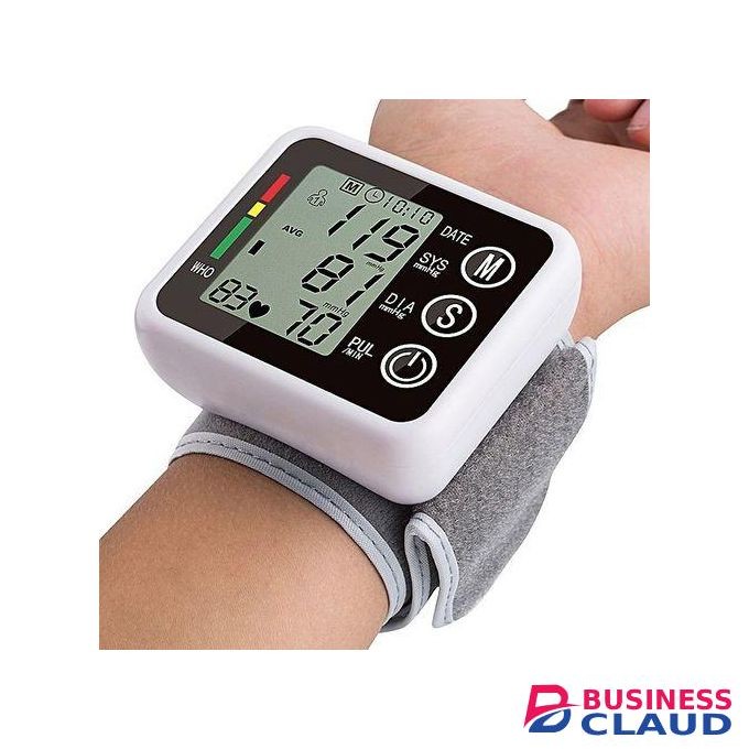 Digital Wrist Blood Pressure Monitor Cuff Check Machine Portable Clinical Automatic
