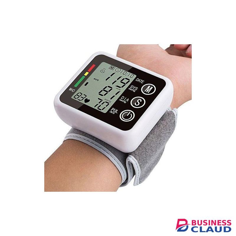 Digital Wrist Blood Pressure Monitor Cuff Check Machine Portable Clinical Automatic