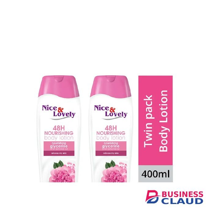 Nice & Lovely Glycerin 400ml lotion (Twin Pack)