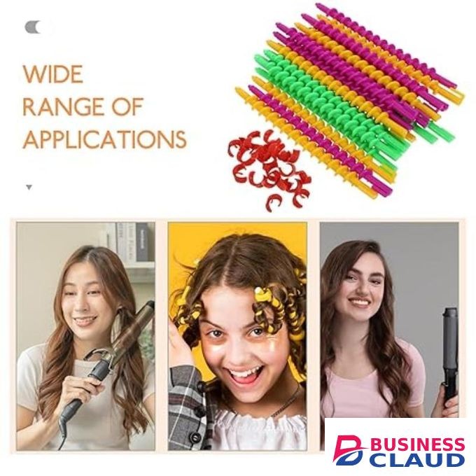 26PCS Spiral Curling Wands / Heatless Curling Rods for Women Ladies Girls