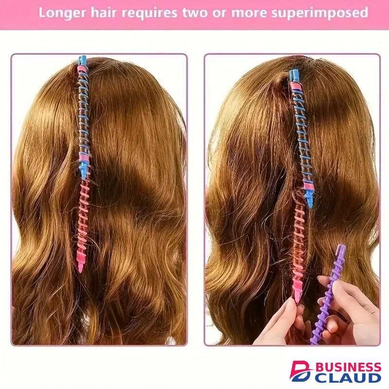 26PCS Spiral Curling Wands / Heatless Curling Rods for Women Ladies Girls