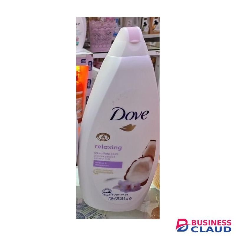 Dove Relax jasmine petals and coconut milk body wash 750ml