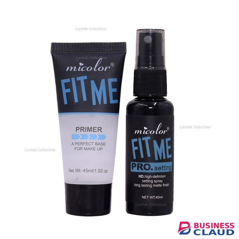 Micolor 2 In 1 Fit Me Primer + Pro. Setting Spray Fixer Matte Makeup