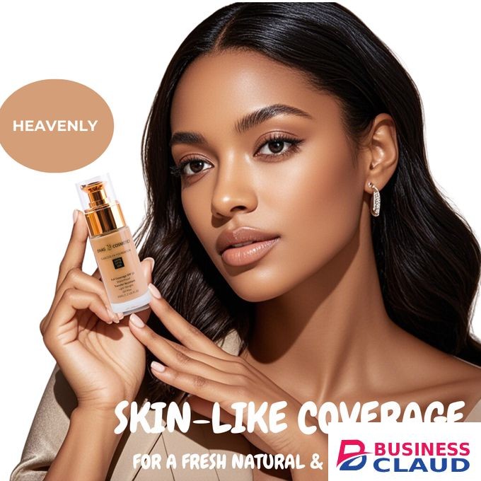Divas cosmetics Flawless Fix Foundation SPF 15 ~ 24 HR Wear, 35 ml - Heavenly