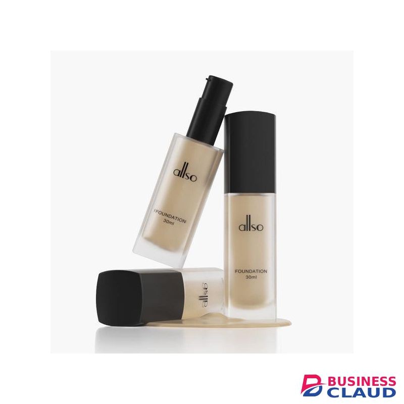 Allso Poreless Soft Matte Longwear Foundation, L1, Soy Milk