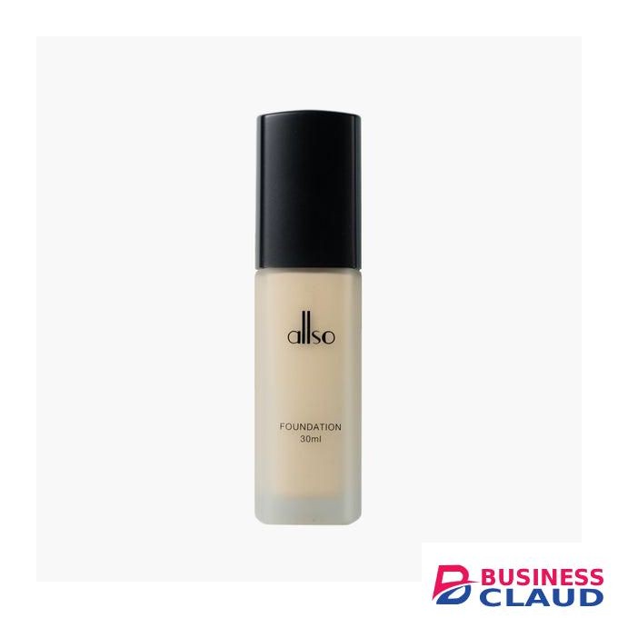 Allso Poreless Soft Matte Longwear Foundation, L1, Soy Milk