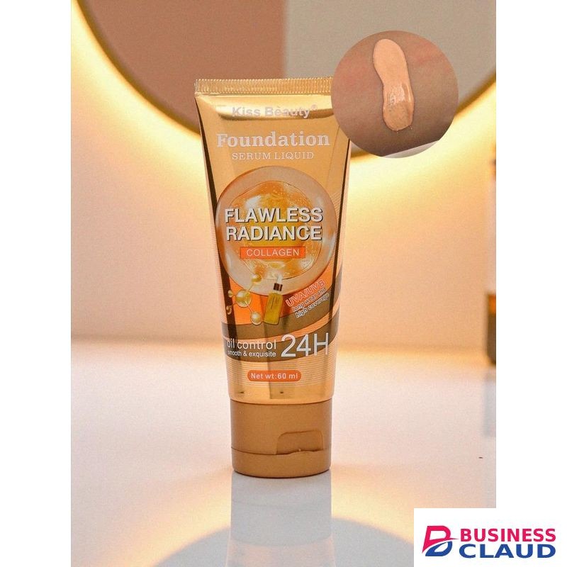 Kiss Beauty Foundation Serum Liquid Flawless Radiance Collagen