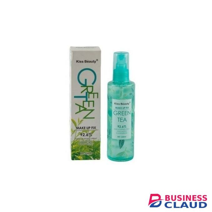 Kiss Beauty Green Tea Makeup Fix Setting Spray 220m--l