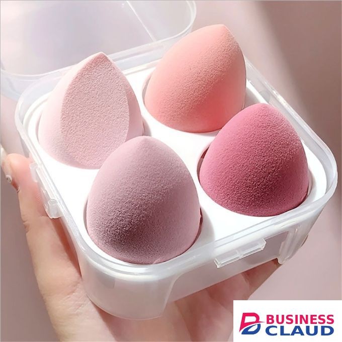 Makeup Sponge Foudation Blender Beauty Tools 4 Pcs/ Set