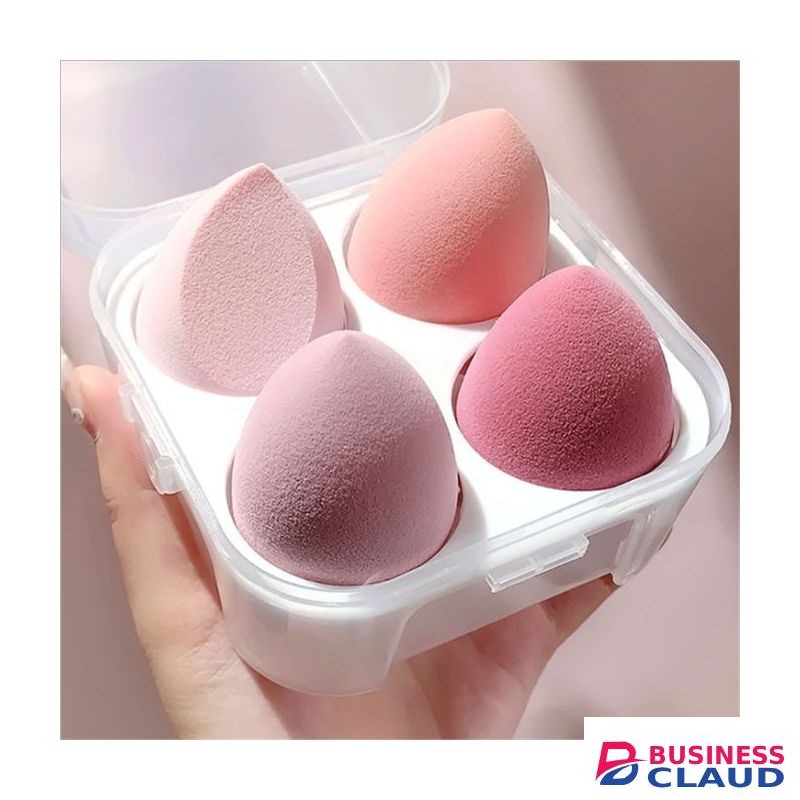 Makeup Sponge Foudation Blender Beauty Tools 4 Pcs/ Set