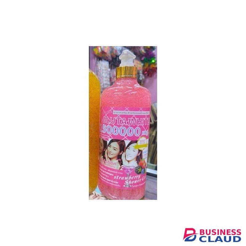 Gluta White White 1500000 mg Strawberry Shower Gel
