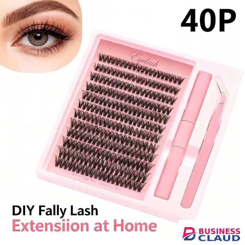 Single False Eyelash Set Large-Capacity Naturally Segmented Bristles