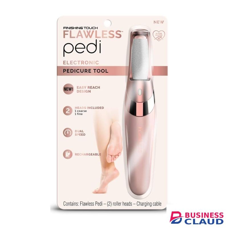 Finishing Touch Flawless Pedi Electronic Tool File and Callus Remover, Pedicure Tool-New Version