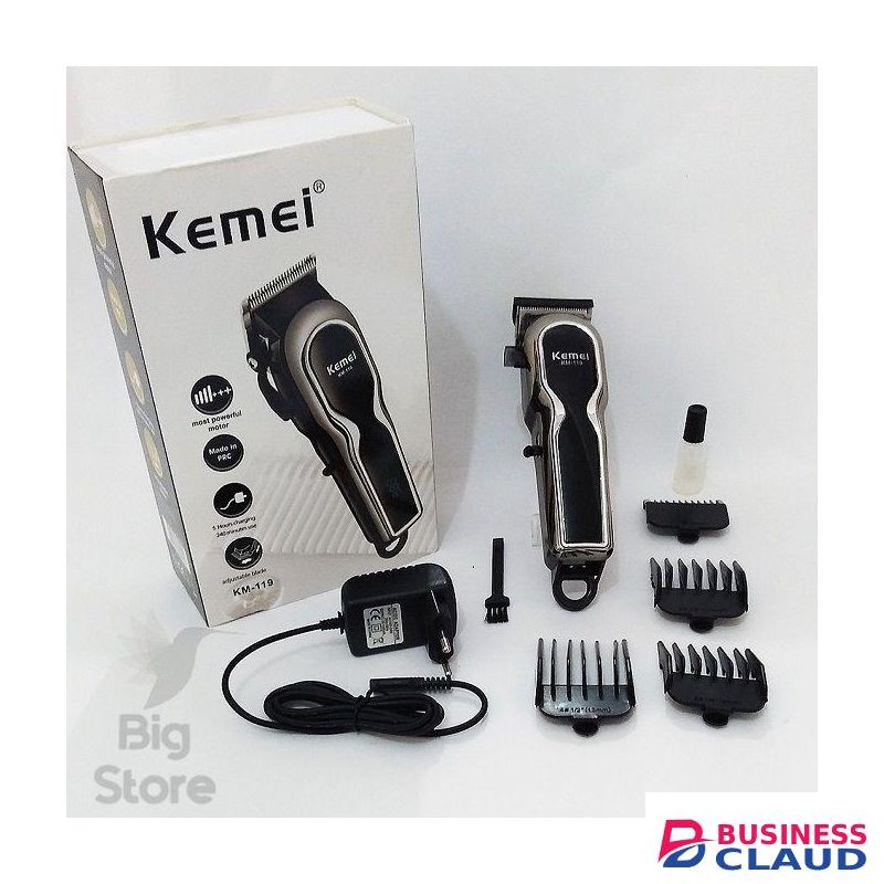 Kemei Electric Barber Hair Shaving Machine-Rechargeable.