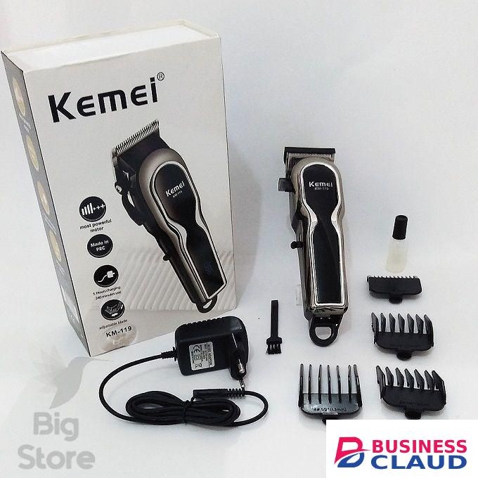 Kemei Electric Barber Hair Shaving Machine-Rechargeable.
