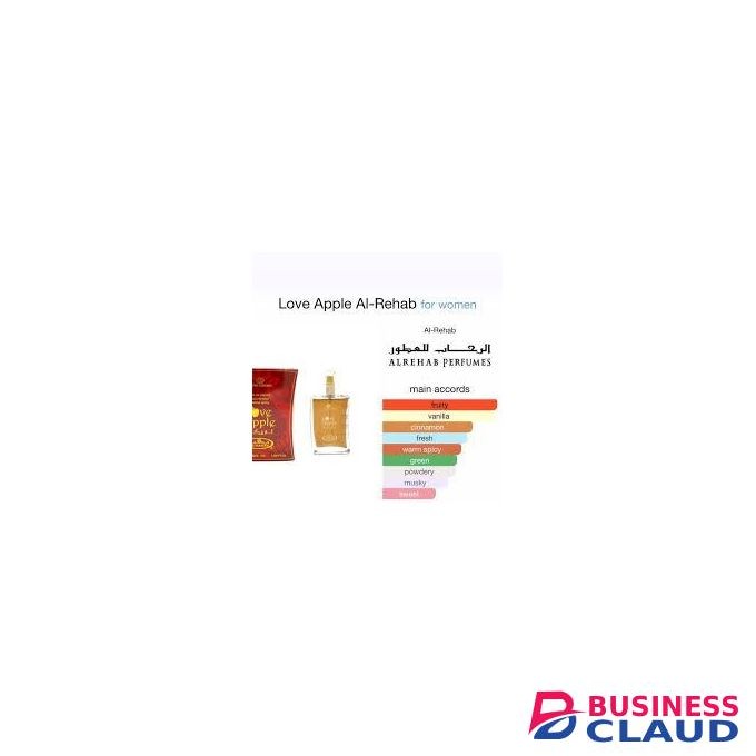AlRehab Love Apple Juicy Red Apple Soft Florals (Rose, Jasmine) Long-lasting Eau de Parfum concentration