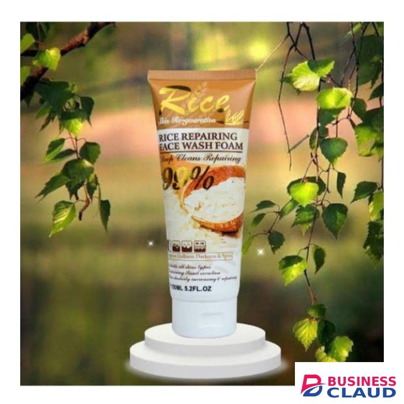 Wokali Rice Repairing Face Wash Foam