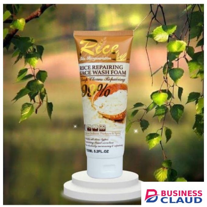 Wokali Rice Repairing Face Wash Foam