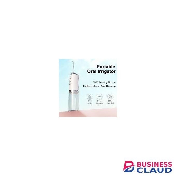 Optimized for Businessclaud: Portable Rechargeable Oral Irrigator with Multiple Nozzles – Advanced Dental Care System