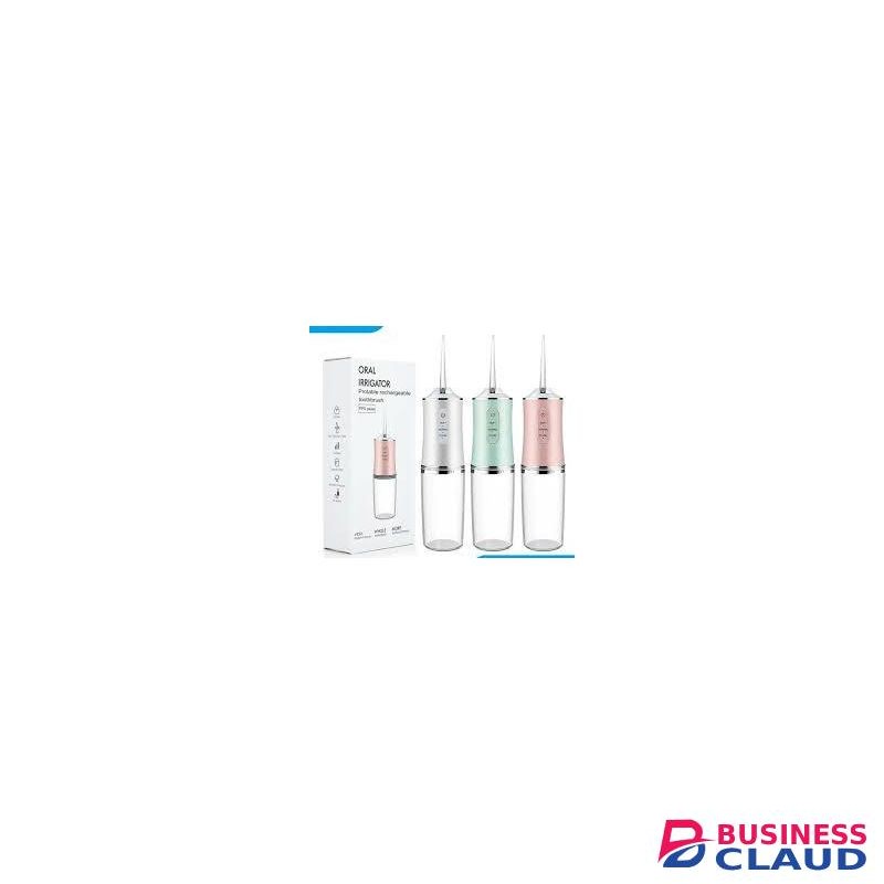 Optimized for Businessclaud: Portable Rechargeable Oral Irrigator with Multiple Nozzles – Advanced Dental Care System