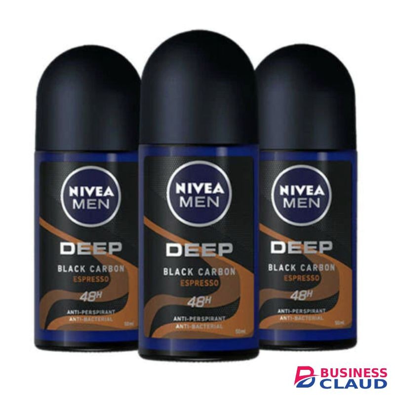 Cosmetics NlVEA MEN Deep Black Carbon Espresso Roll-On 72h - 50ml