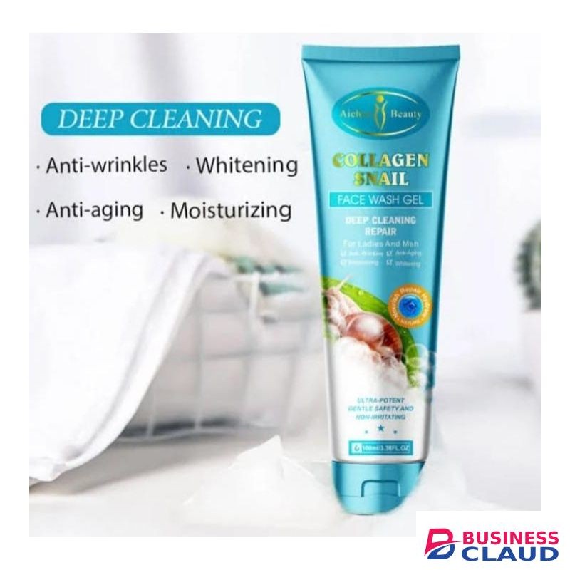 Aichun Beauty Deep Cleaning Snail Collagen Face Wash