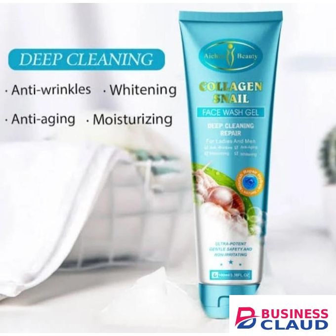 Aichun Beauty Deep Cleaning Snail Collagen Face Wash
