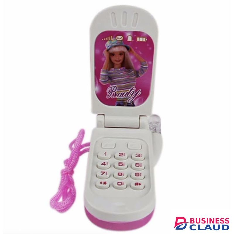 Phonix Fashion Barbie Kids Toy Phone Music Mobile Phone
