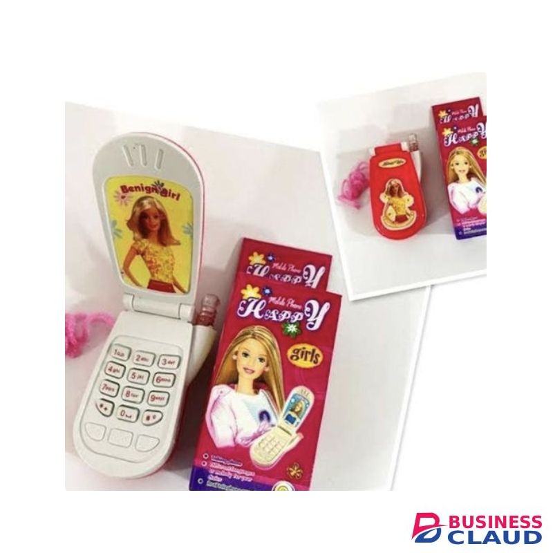 Phonix Fashion Barbie Kids Toy Phone Music Mobile Phone