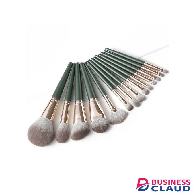 14 Soft Hair Makeup Eyebrow Pencil Set - Green