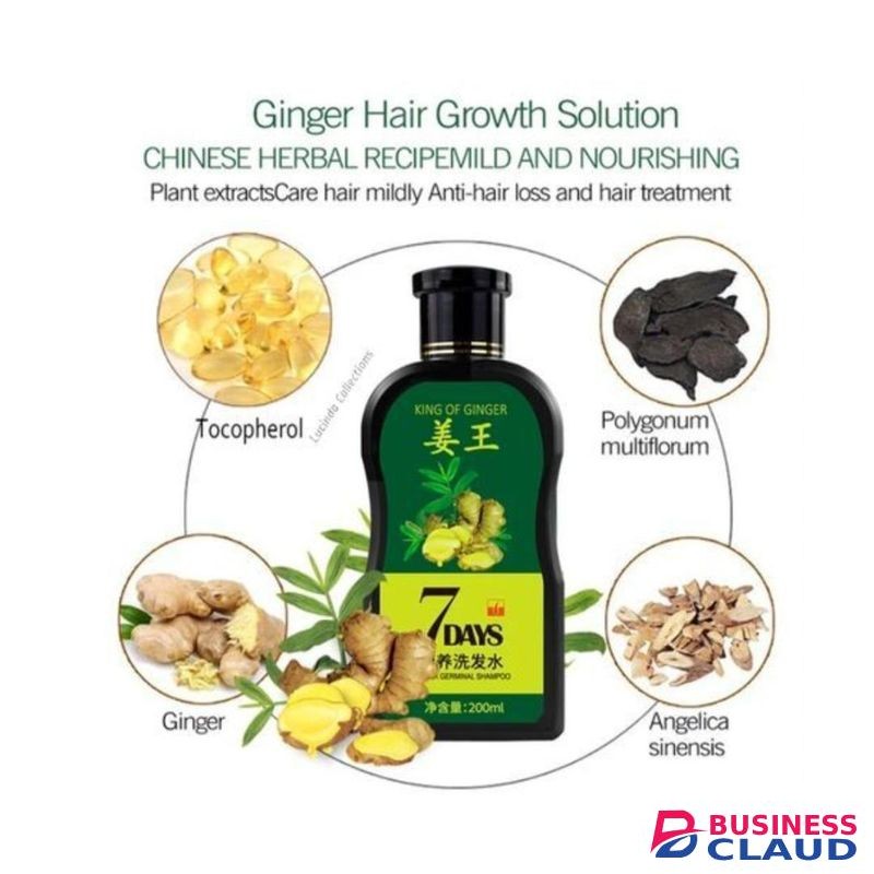 7 Days King of Ginger Hair Growth Shampoo