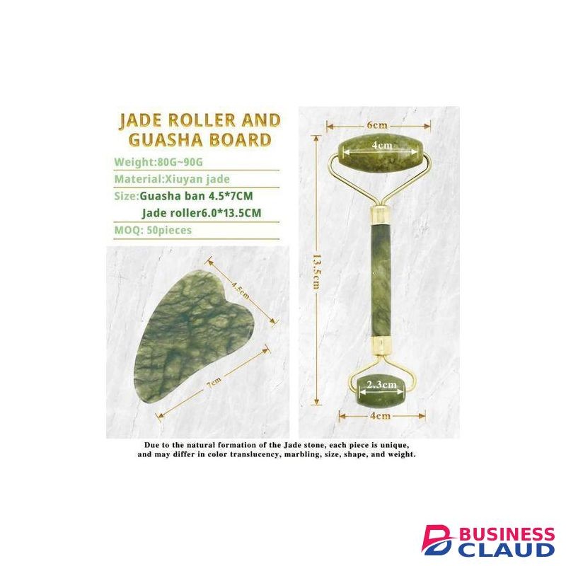 3in1 Natural Stone derma facial jade roller massager