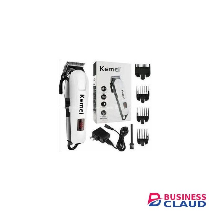 Kemei Cordless Rechargeable Shaving Machine with LED Display