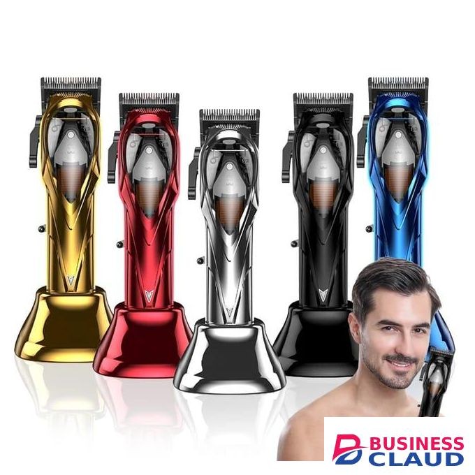 Electric Shaver, Electric Trimmer, Electric Barber Mens Hair Clipper 10W Barbers Kit Set