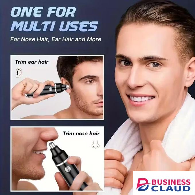 Nose Hair Trimmer for Men & Women – Painless Hair Removal, Water-Resistant, USB Rechargeable