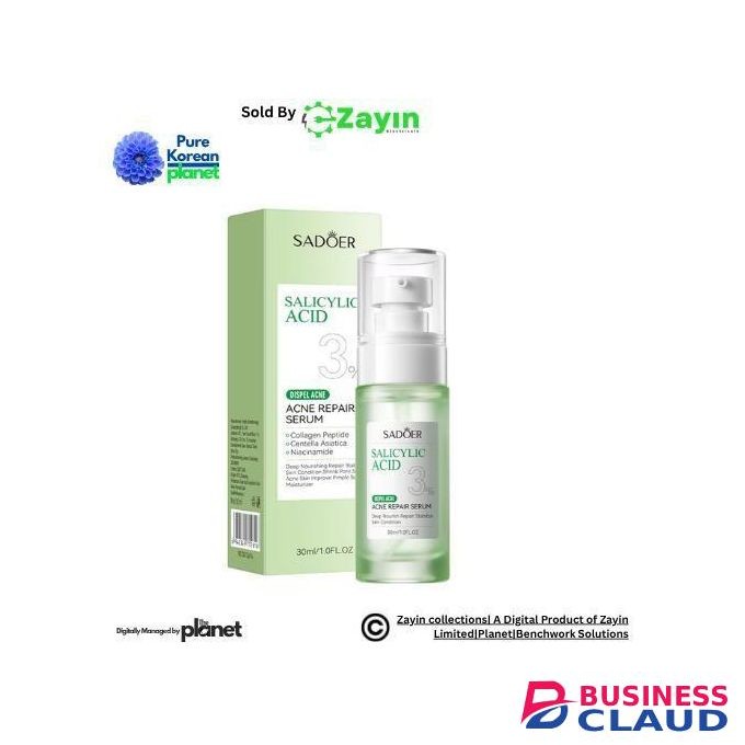 SADOER Salicylic Acid Acne Repair Serum.