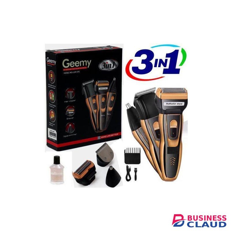 Geemy Affordable Barber Shaving Machine-Kinyozi // Shaver // Kinyozi // Best Kinyozi // BEST Rechargeable Smoother Hair Shaving Machine, Shaver- 3 In 1 FOR KINYOZI BUSINESS ....