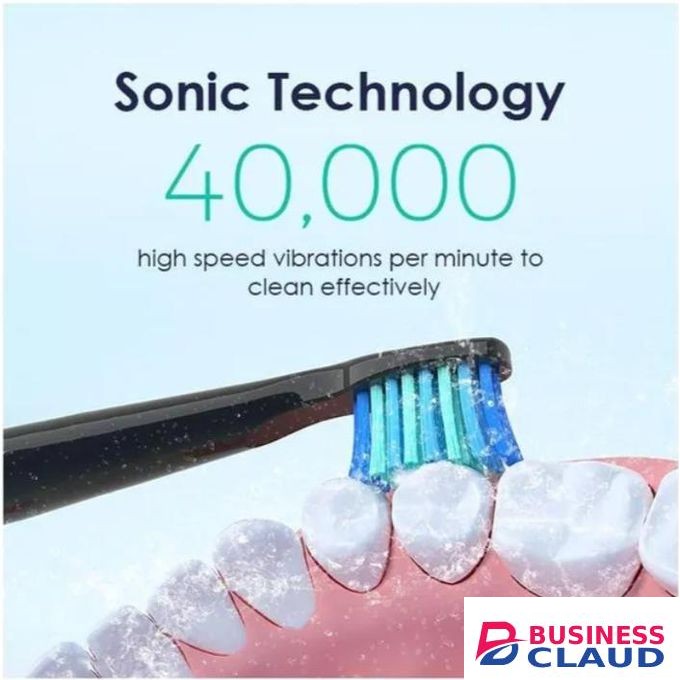 Oraimo SmartDent C2 Smart Electric Toothbrush with 5 Smart Brushing Modes, One Charge for 30 Days, Soft DuPont Bristles & 40000 High-Speed Vibrations Per Minute