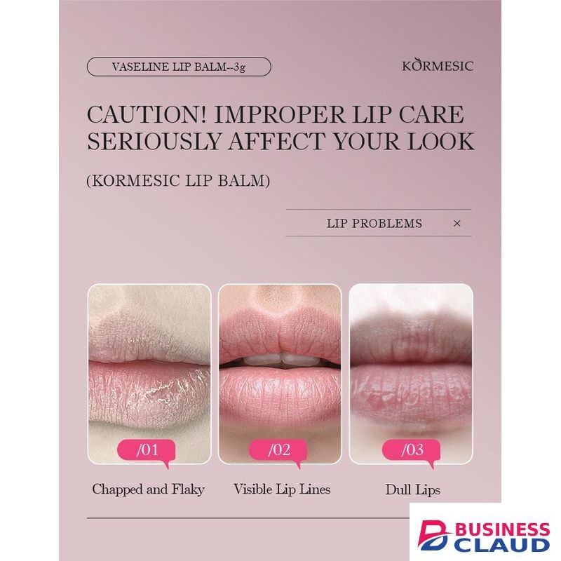 KORMESIC Nourishing and hydrating lip care balms 3g