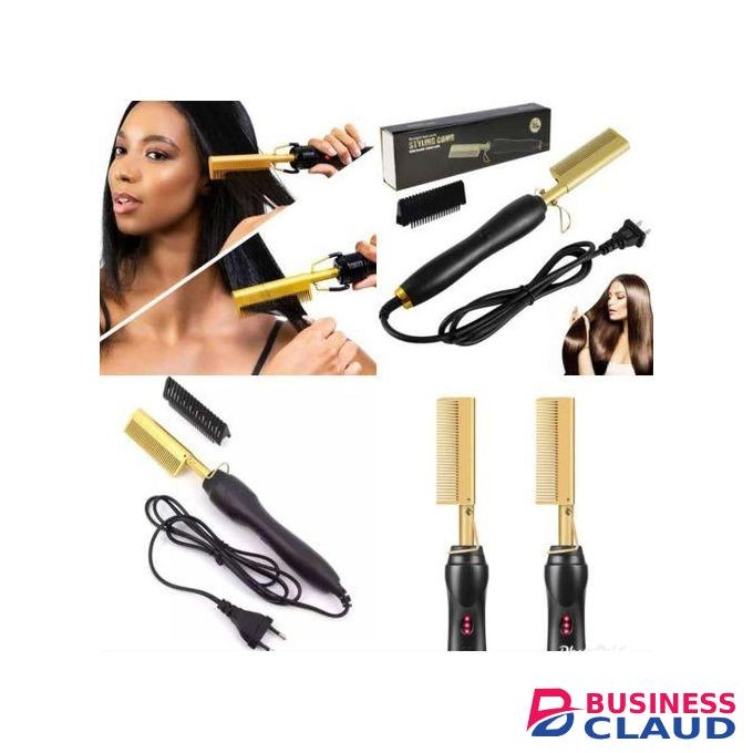 Hot Electric Comb Hair straightener