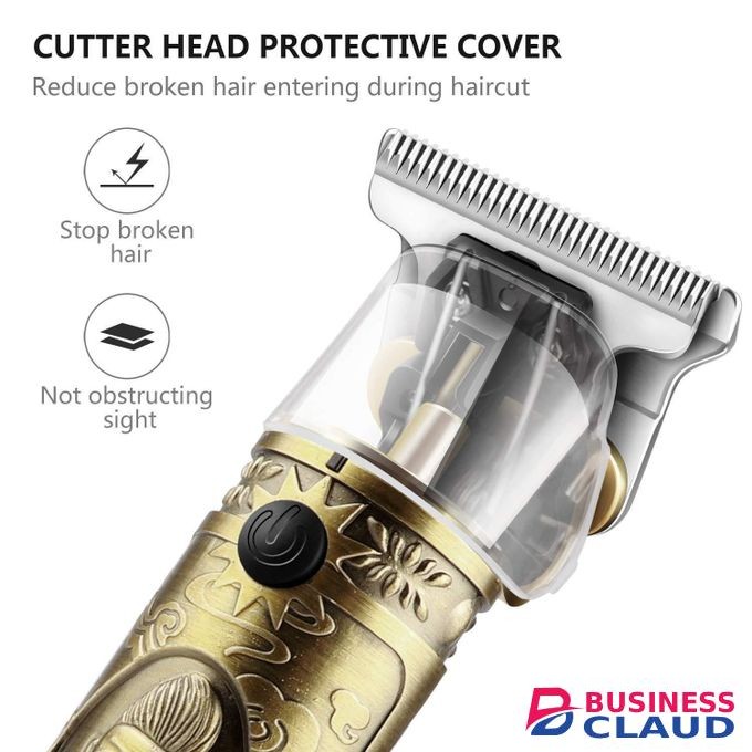 Hair Shaving Rechargeable Hair Cliipper Rechargeable Cordless Close Cutting T-Blade Trimmer for Men