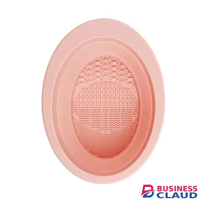 Silicone Makeup Brush Cleaning Bowl Beauty Cosmetic Brush Cleaner Makeup Brush Cleaning Mat Multifunction Foldable