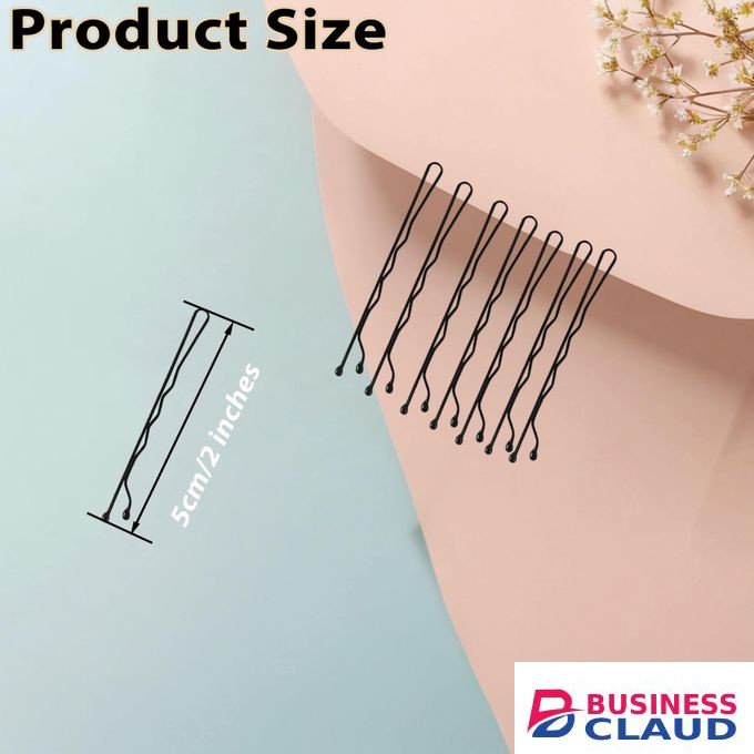 50PCS Hair Pins Bobby Pins for Women Girls and Kids Hairclips and Wedding Accessories (Black,5cm)