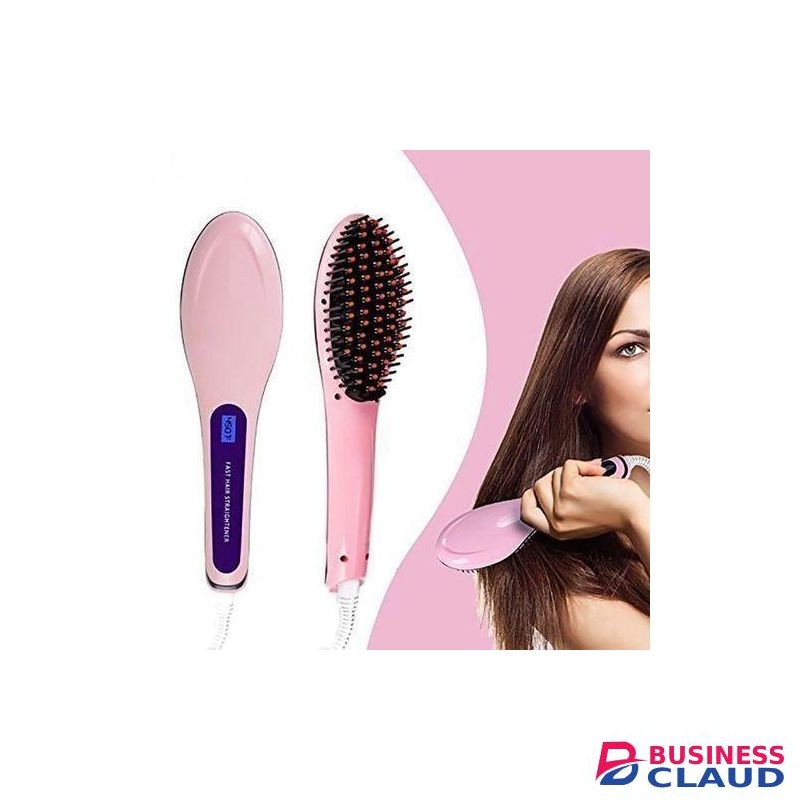 Electric Fast Hair Auto Straightener Hair Brush Comb