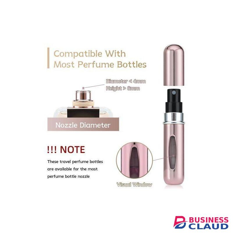 8 Pcs Travel Mini Perfume Refillable Atomizer - 5ML