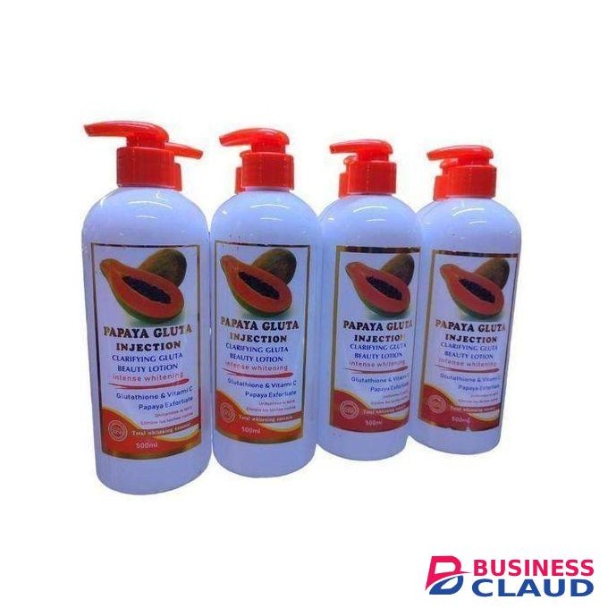Papaya Gluta Injection Intense Whitening Clarifying Beauty Lotion- 500ml