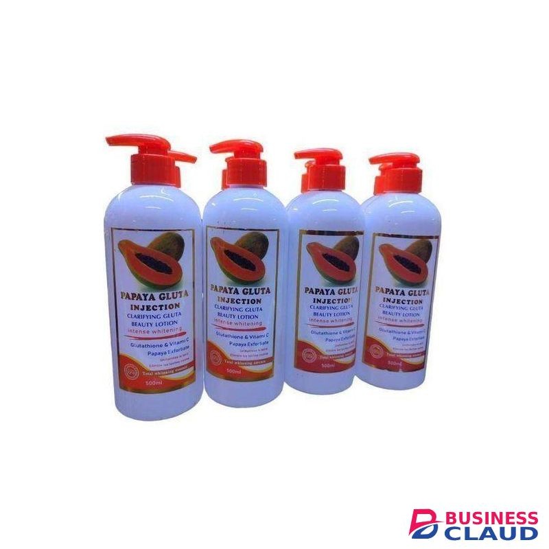 Papaya Gluta Injection Intense Whitening Clarifying Beauty Lotion- 500ml