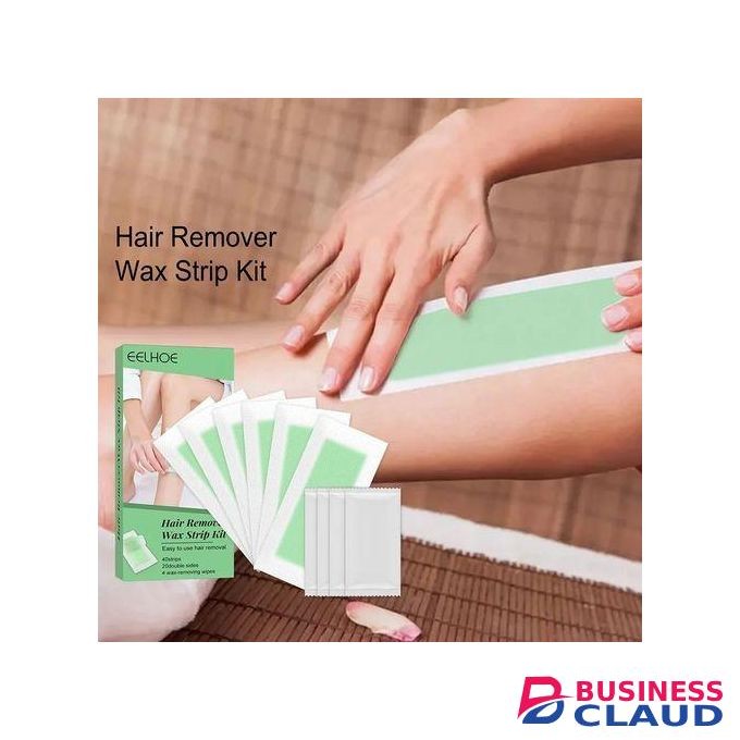 40Pc Waxing Hair Removal Strips -20 Double Sided Strips